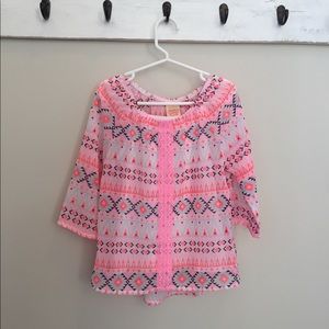 Girl’s sheer tunic.